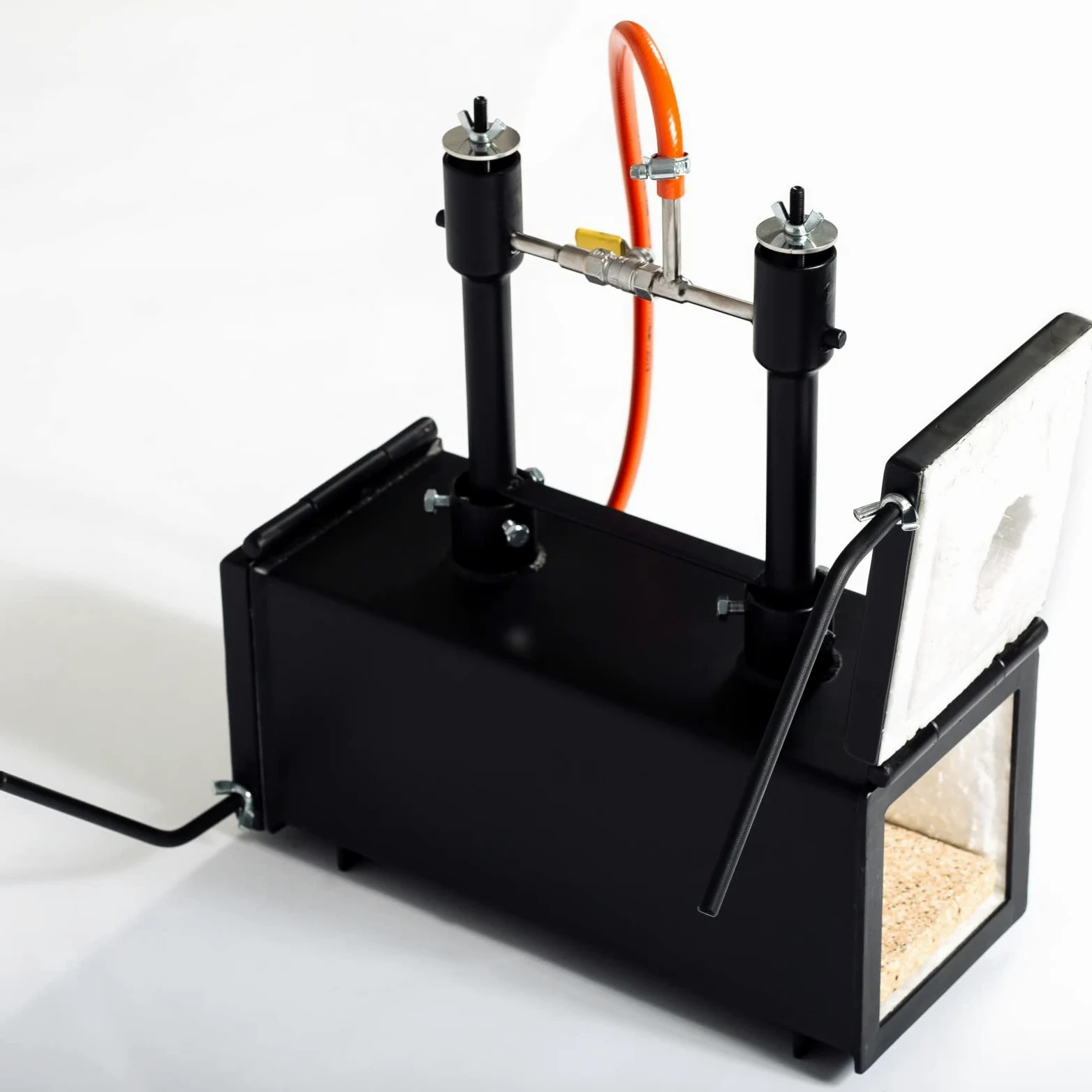 DEVIL-FORGE Forgia a Gas Propano DFPROF2+2D Fucina con 2 Bruciatori DFP (160.000 BTU) uso 1o2, 2 porte, Fabbricazione di Coltelli, Lavorazione dei Metalli, Fabbro, Maniscalco 1370°C