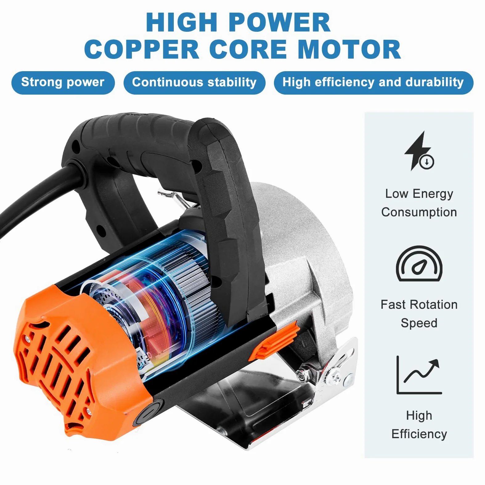 MXBAOHENG Tagliapiastrelle elettrico 1280 W Tagliapiastrelle bagnate elettricamente Taglierino per piastrelle a 45 gradi con Tubo Acqua con 3 lame 110 mm taglio 0-30mm per Piastrelle/Ceramica/Pietra