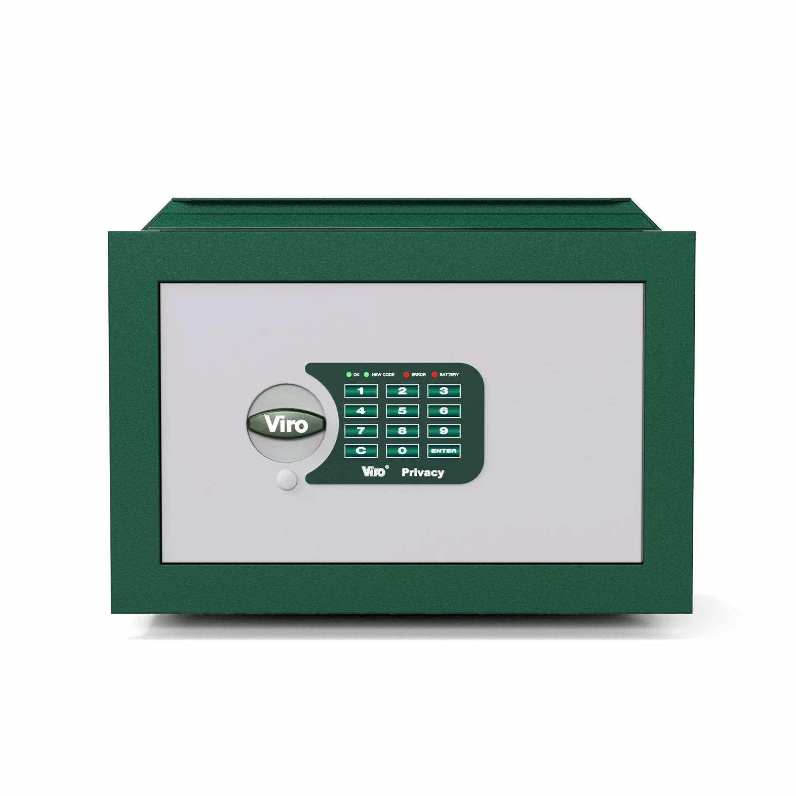 Viro | Privacy Elettronica, Cassaforte a Muro con Scheda Elettronica, da Incasso, in Acciaio, 410x290x205 mm