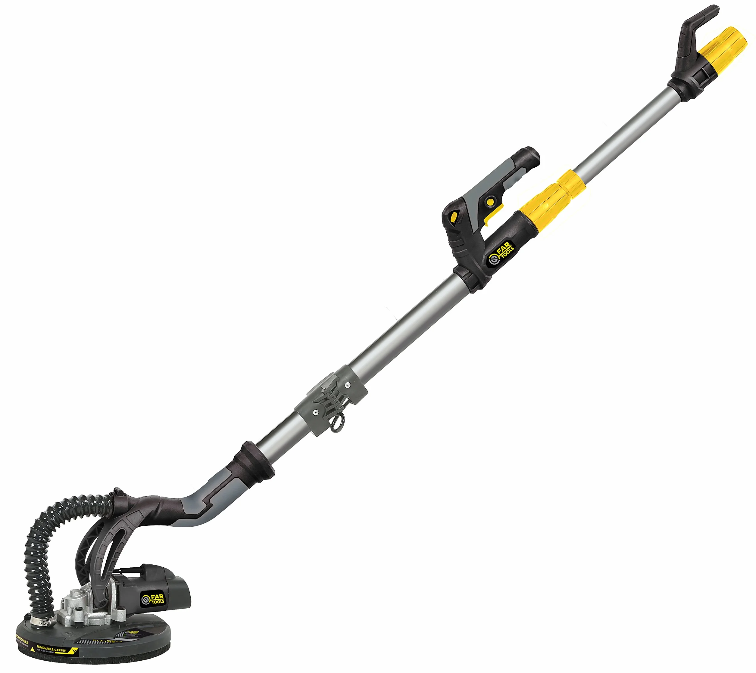 Fartools DWS 710 - Levigatrice murale telescopica per cartongesso, potenza 710 W, diametro del disco abrasivo 225 mm, velocità di rotazione 700 / 1700 giri/min