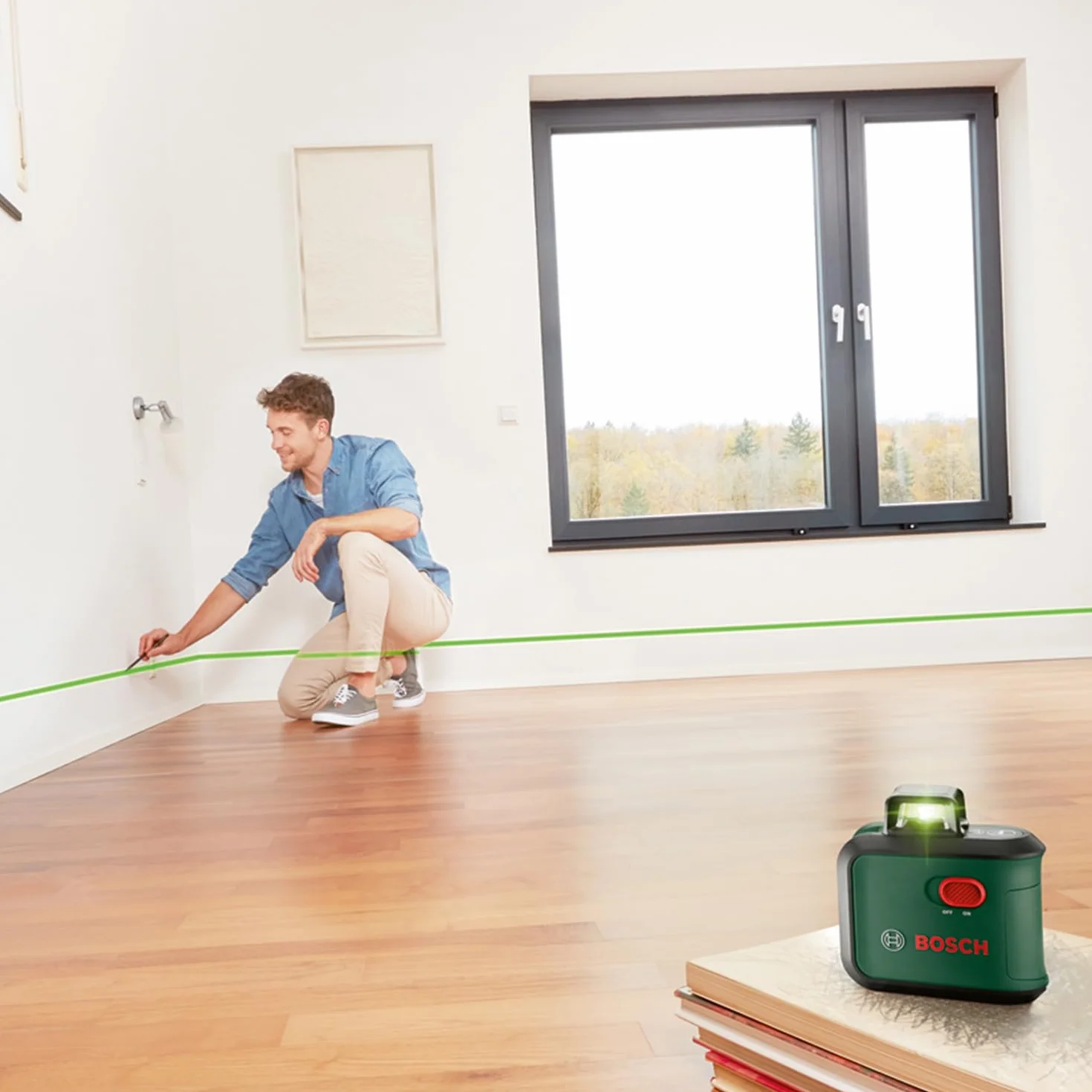 Bosch livella laser multifunzione AdvancedLevel 360 (3 linee laser incl. 360° per allineamento dell'intera stanza, in cartone)