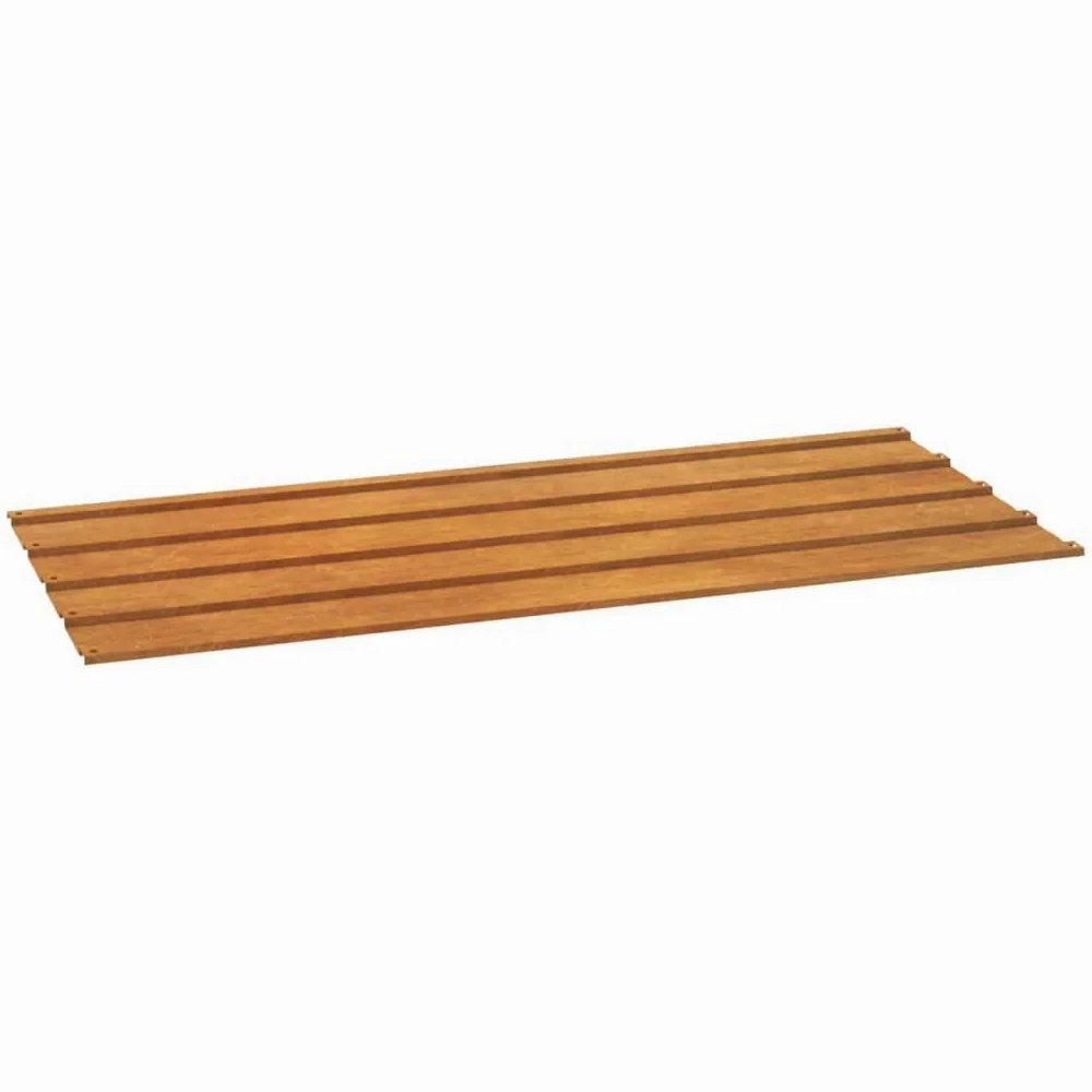 vidaXL Pannelli per Tetti 36 pz Ruggine 100x44 cm in Acciaio Corten, lastra per tetto, copertura per tetto, pannello per tetto garage