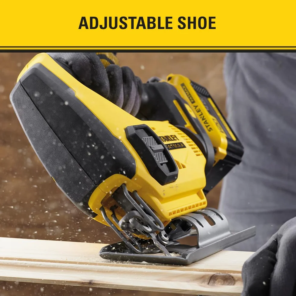 STANLEY FATMAX Sfmcs600B-Xj - Seghetto Alternativo 18V - Unità Senza Batteria E Caricabatteria