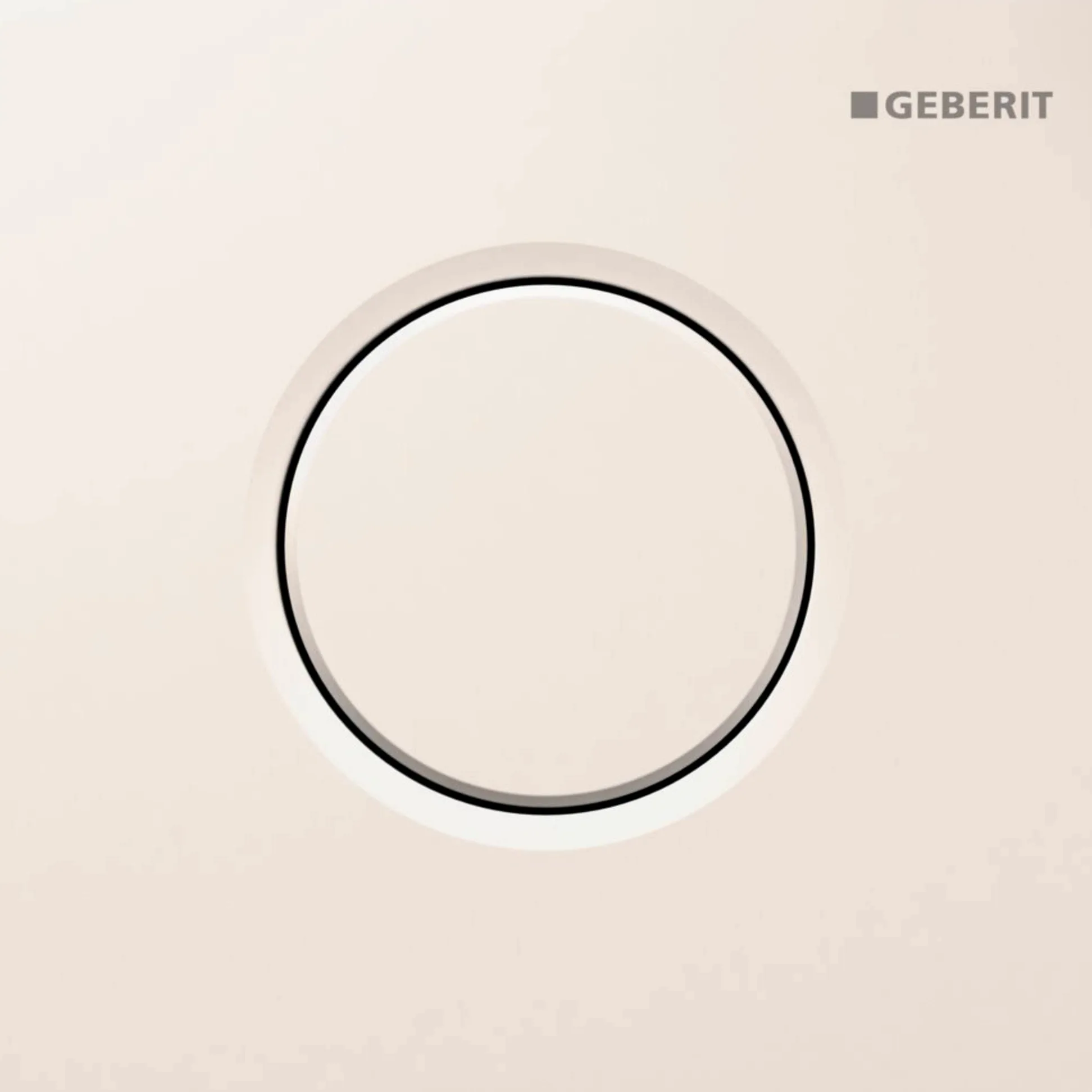 Geberit, Impianto di scarico manuale a comando pneumatico HyTouch per orinatoio, Design Sigma01 Bianco, 116.011.11.5
