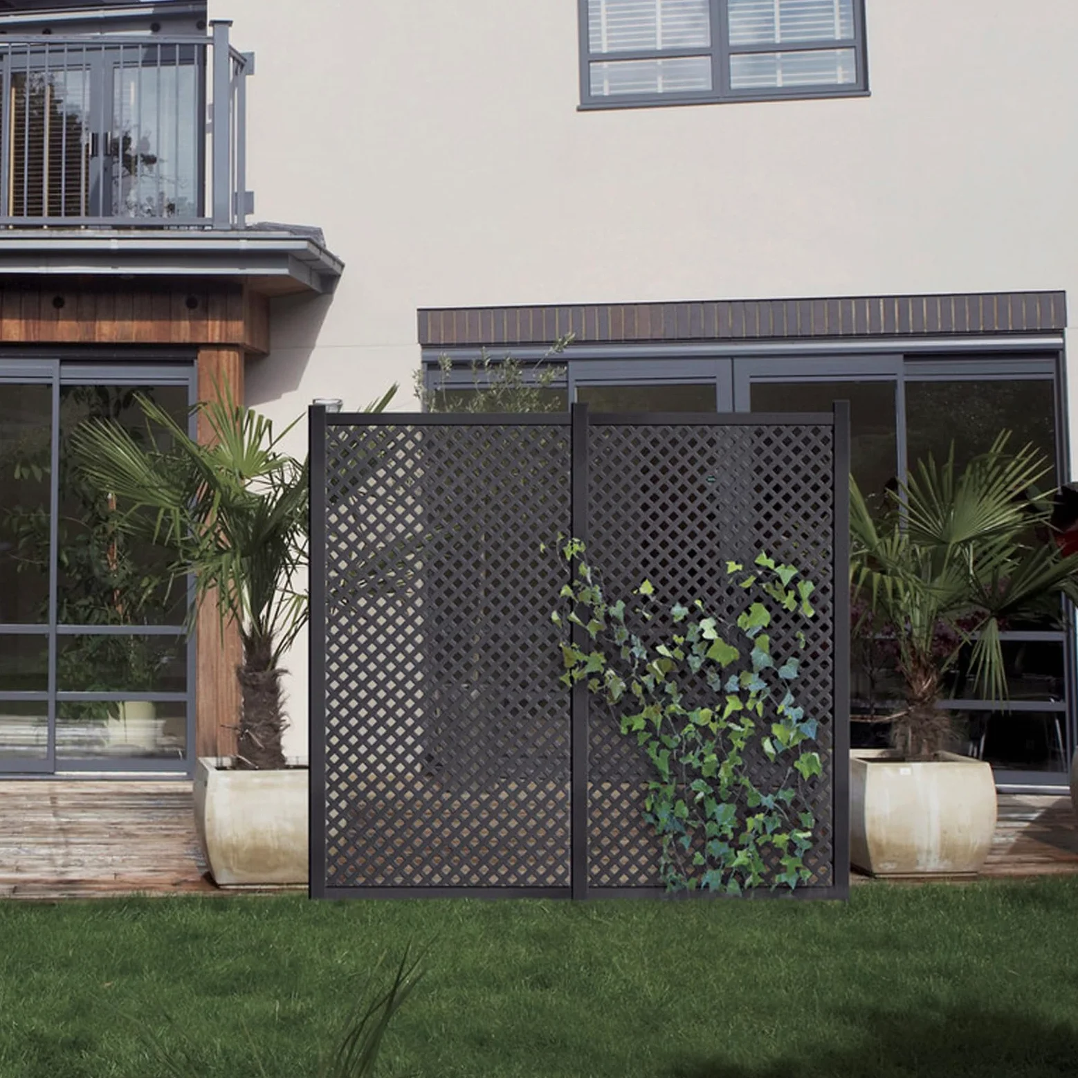 NORTENE Pannello Decorativo PP 25 mm PRIVAT 1X2 M Antracite
