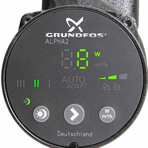 Grundfos Pompa di circolazione ad alta efficienza Alpha2 25-60 N 180 mm