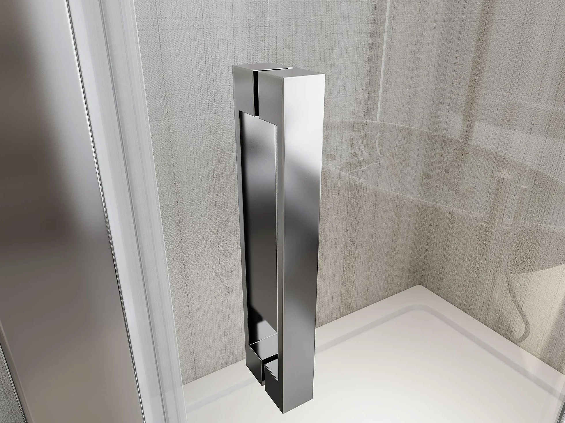 Porta Doccia Scorrevole Bagno Nicchia vetro 6 mm Anti-calcare H.190 (105-110 H.190 cm)