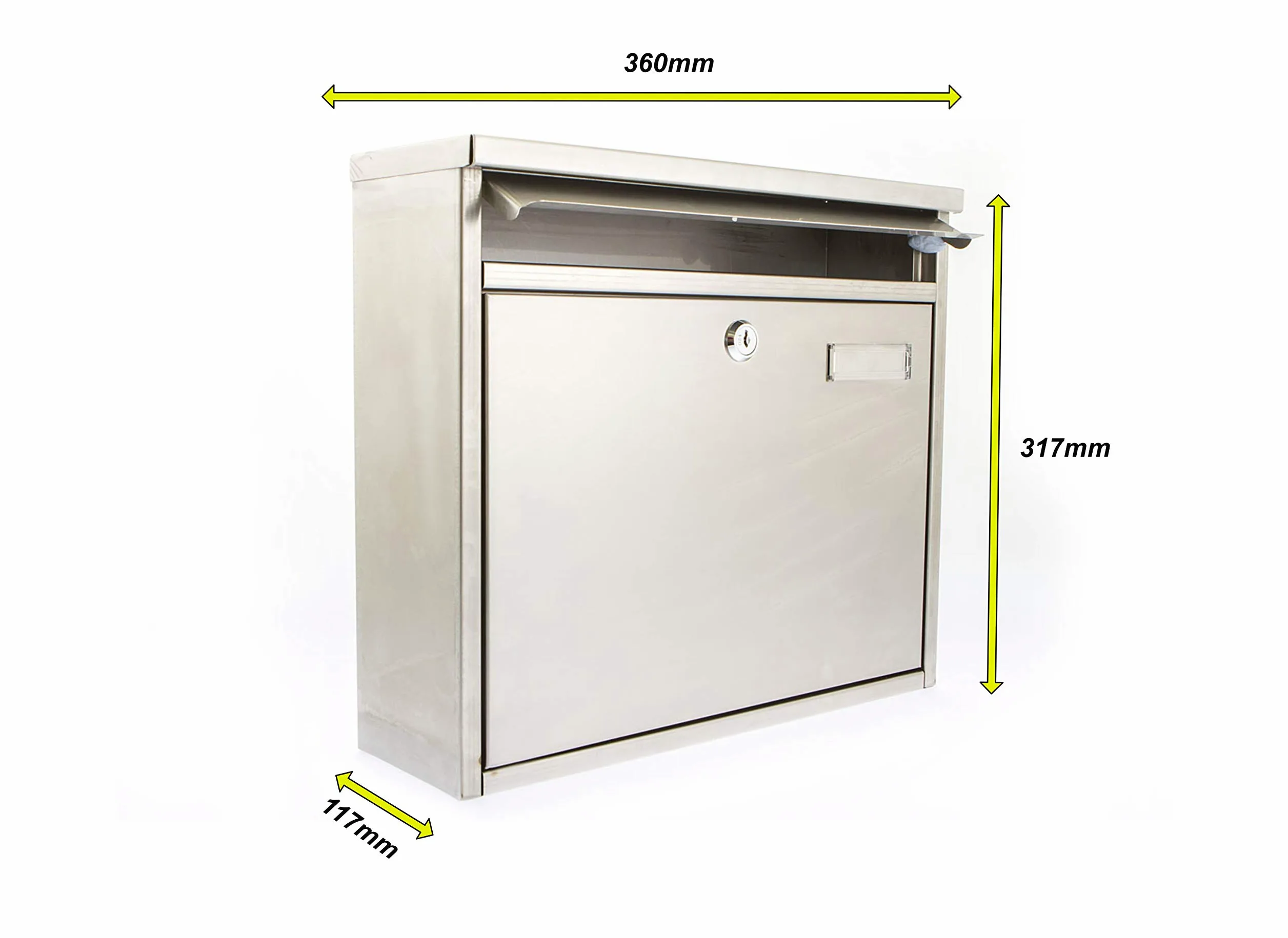 G2 trading company 17-0ouse in acciaio postbox - acciaio inossidabile
