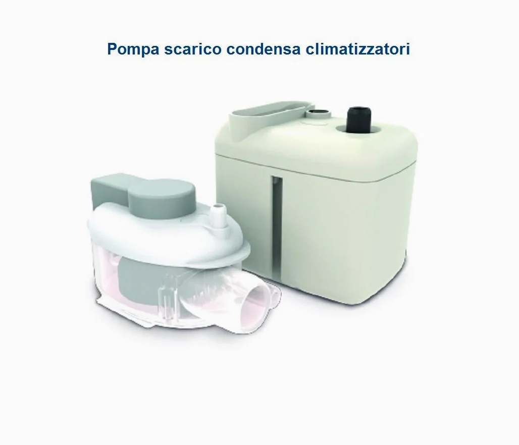 Pompa di Scarico Condensa a Pistone Si-27 per Condizionatori - Sauermann Turchese in Alluminio Moderno e Decorativo