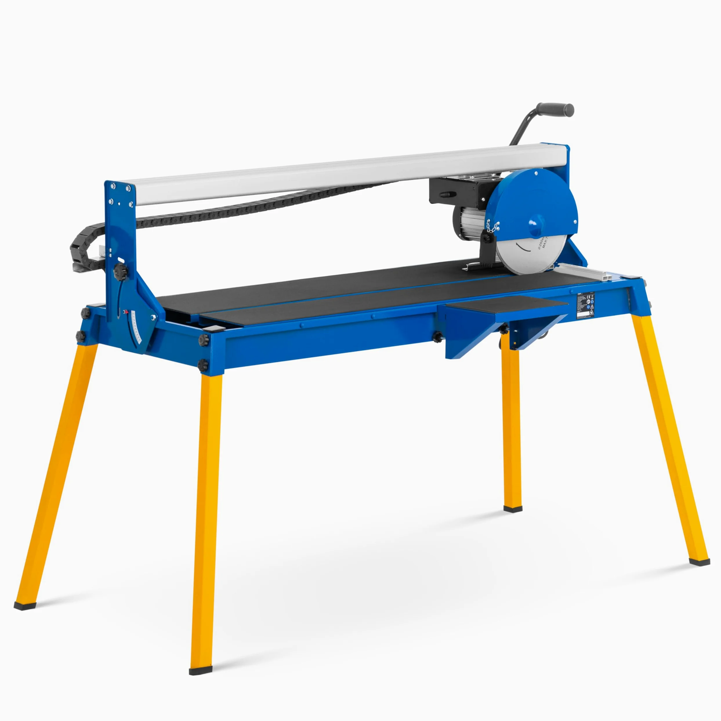 MSW MSW-TSAW2000EXT Tagliapiastrelle elettrico 2000 W 2950 giri/min 0 - 45° Ad acqua Tagliapiastrelle elettrico Macchina tagliapiastrelle Sega da piastrelle elettrica