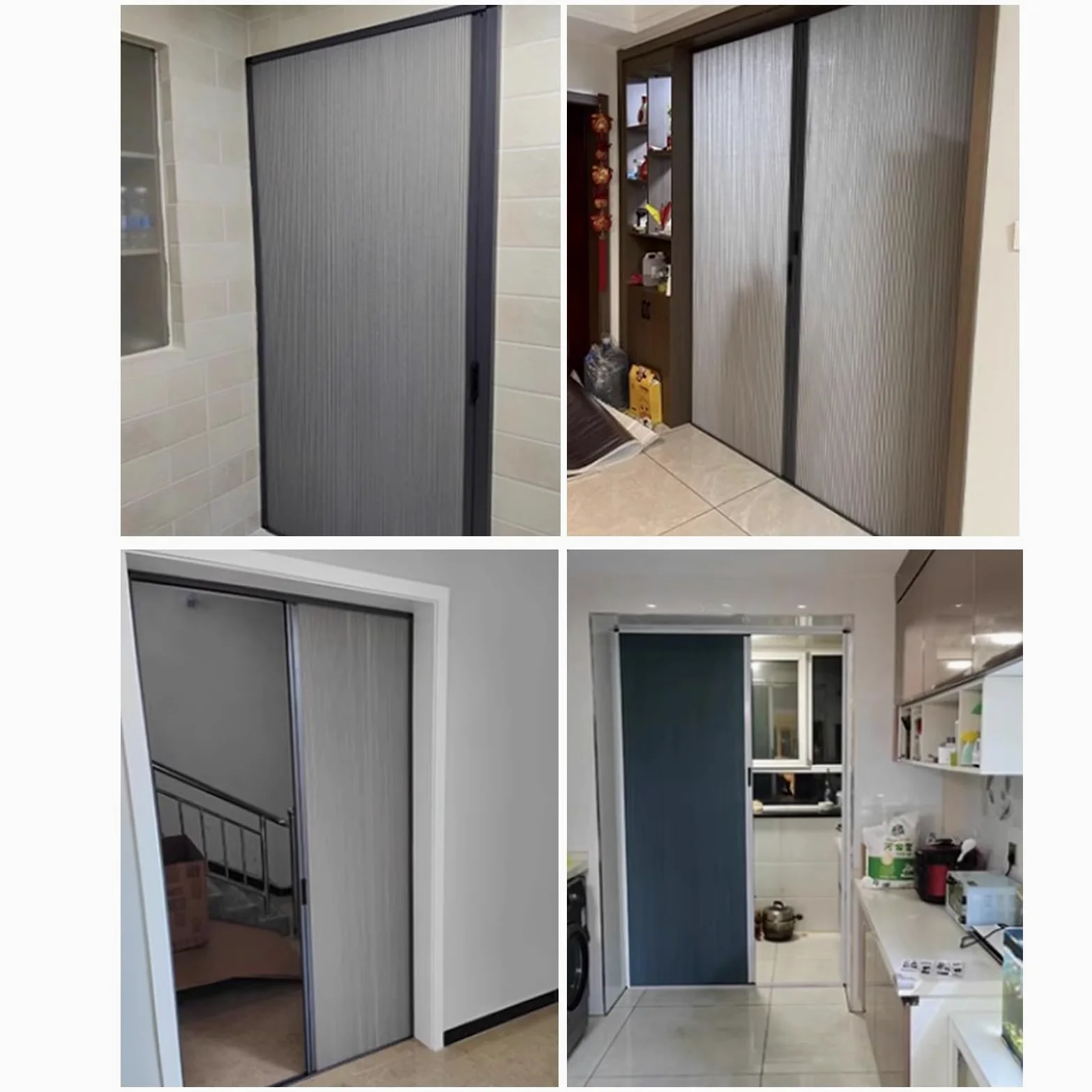 Porta a Soffietto Porte Pieghevoli Alte 200 210 220 230 240 Cm, Senza Foratura Porta A Soffietto Per Cucine/Bagni/Camere Da Letto, Divisorio A Nido D'ape(98x210cm)