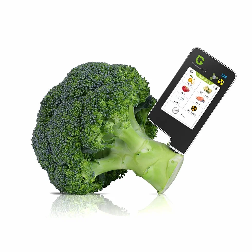 Greentest Eco 6 portatile Rilevatore di Nitrati + Rivelatore di radiazioni + acqua prova TDS radiometro geiger counter nitrate test radiation detector (Nero)