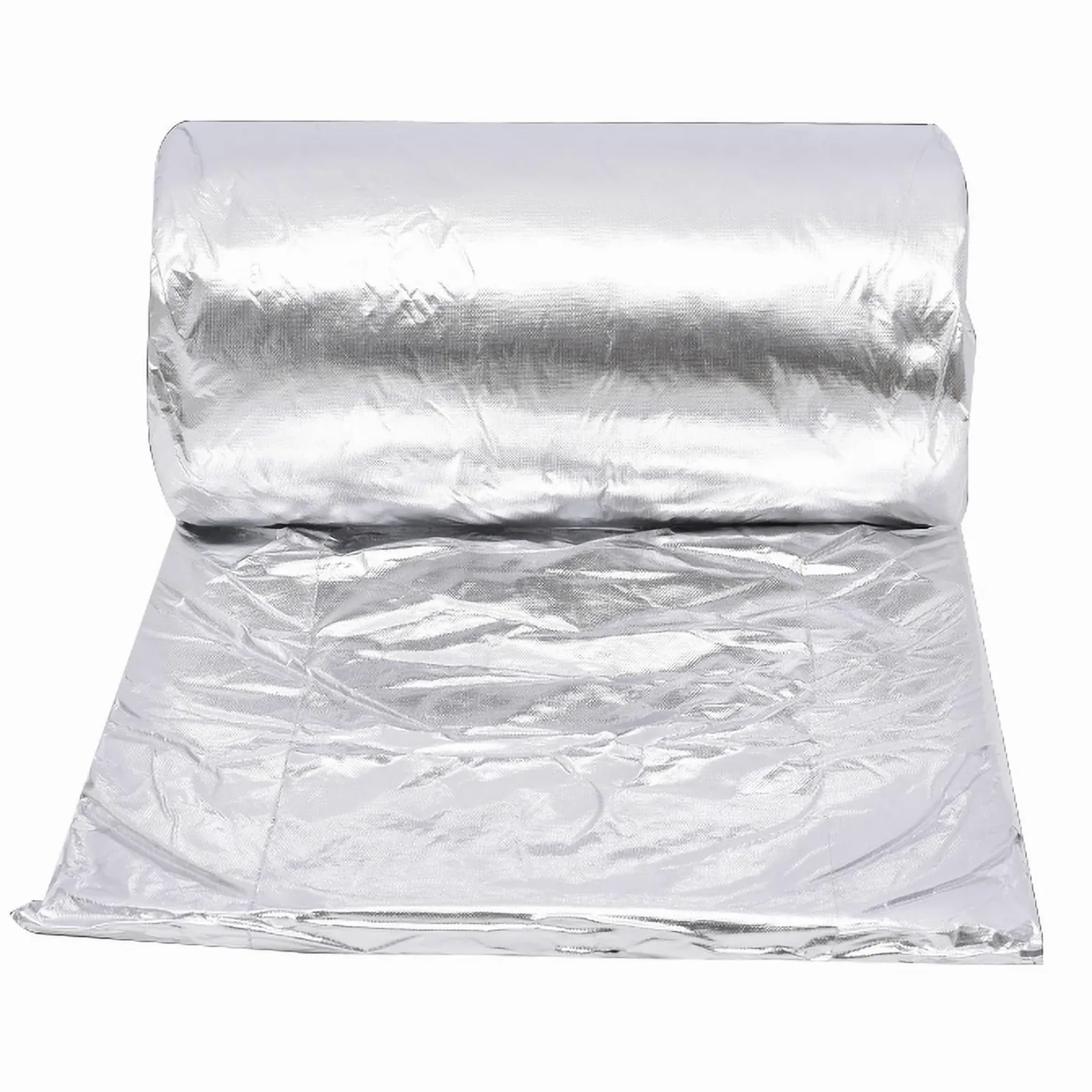 Coperta In Fibra Ceramica Con Superficie In Foglio Di Alluminio Coperta Isolante Ad Alta Temperatura Per Saldatura Brasatur(Size:61cm*7.2m*2cm(24*283*0.78in),Color:foglio di alluminio a doppia faccia)