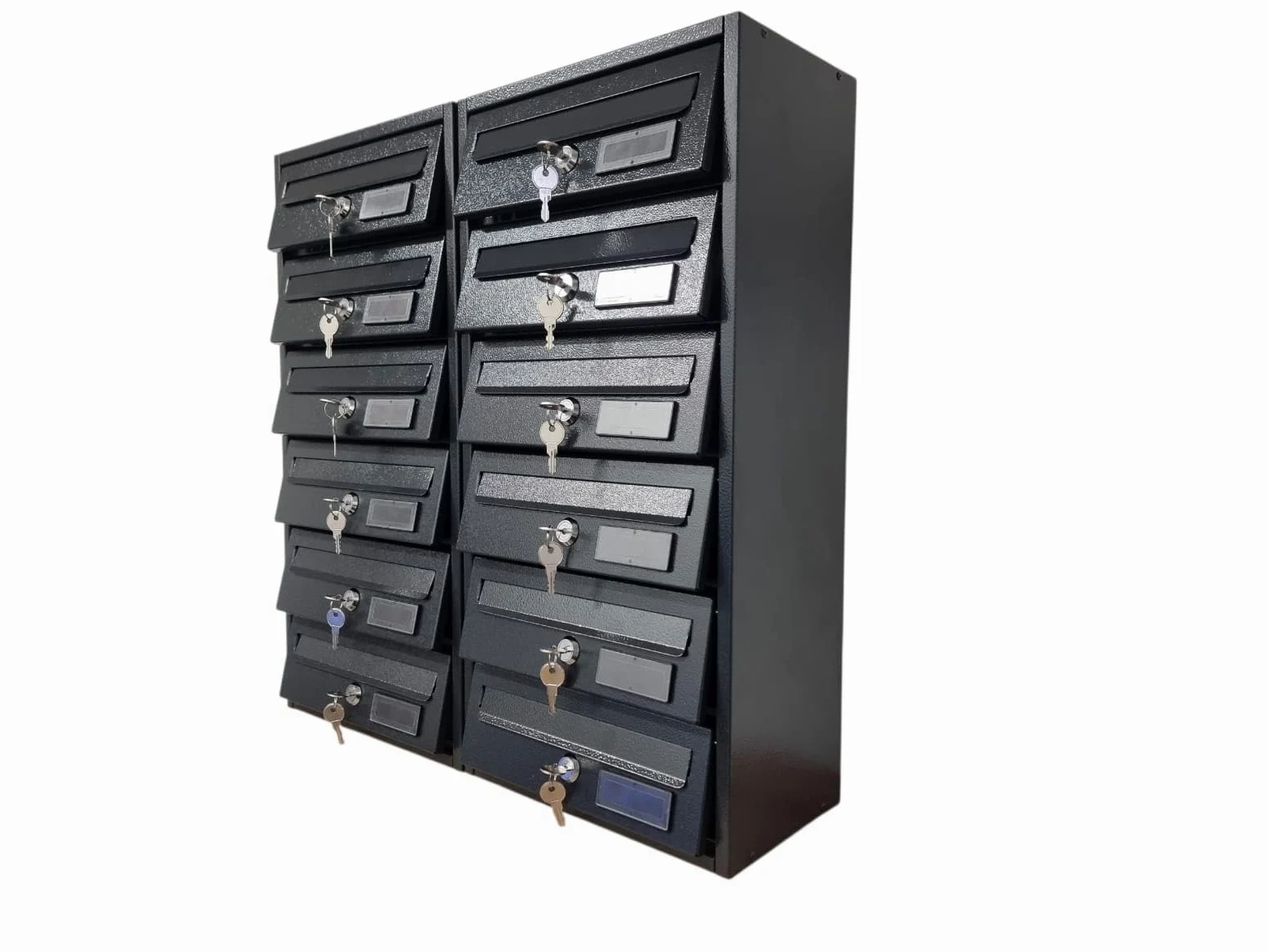 MILLE Cassetta postale condominiale 12 posti cm 90x17x42h-Modello Modular