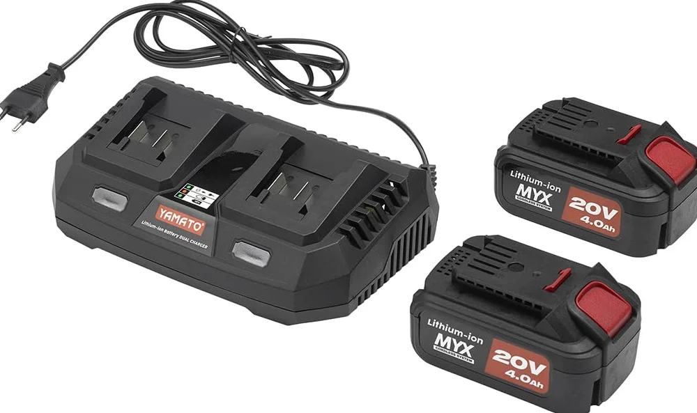 Yamato Kit 2BATTERIE 20V 4Ah + Caricabatterie MYX 54116