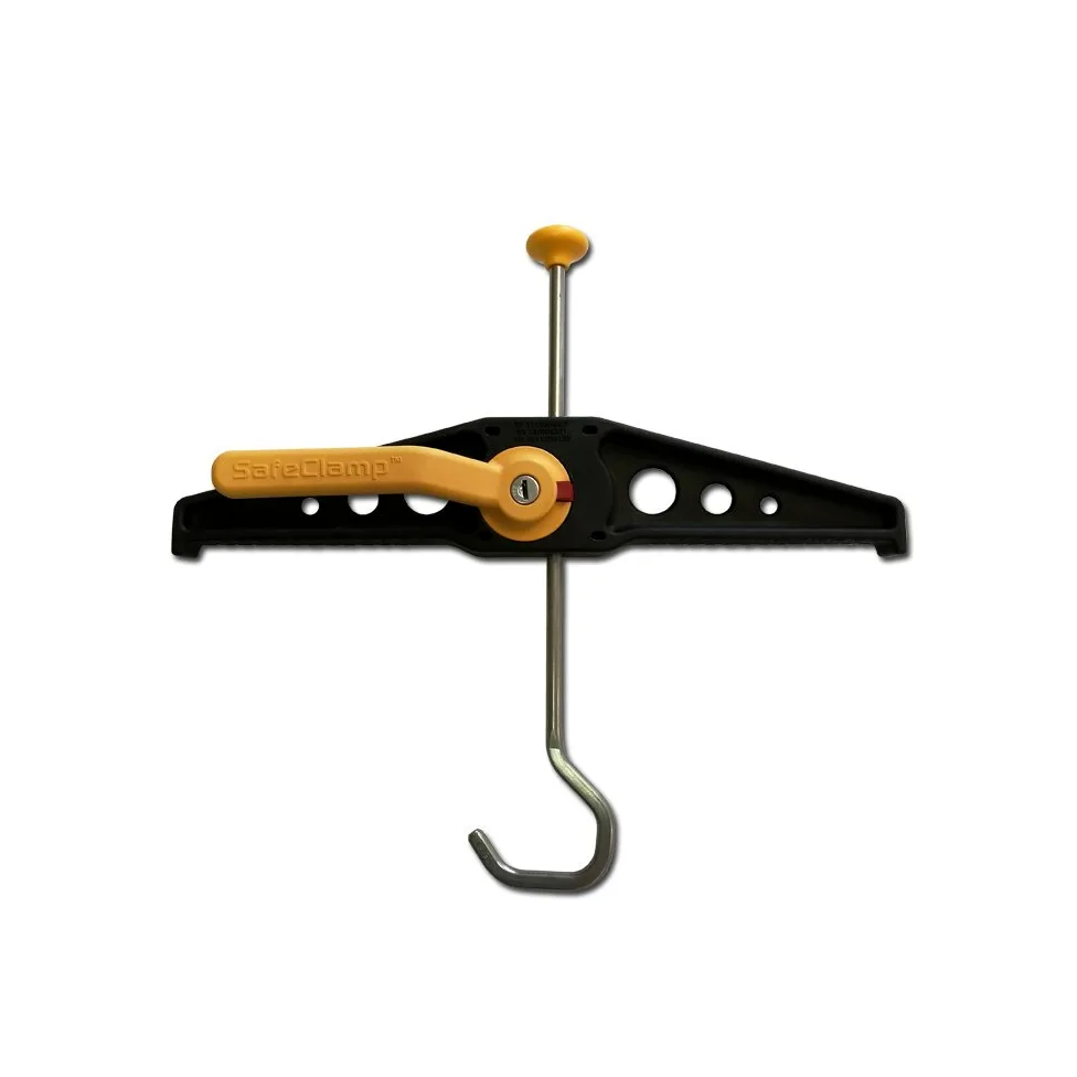 SafeClamp Supporto per scala, sistema di serraggio per il montaggio di scale su portapacchi dell’auto