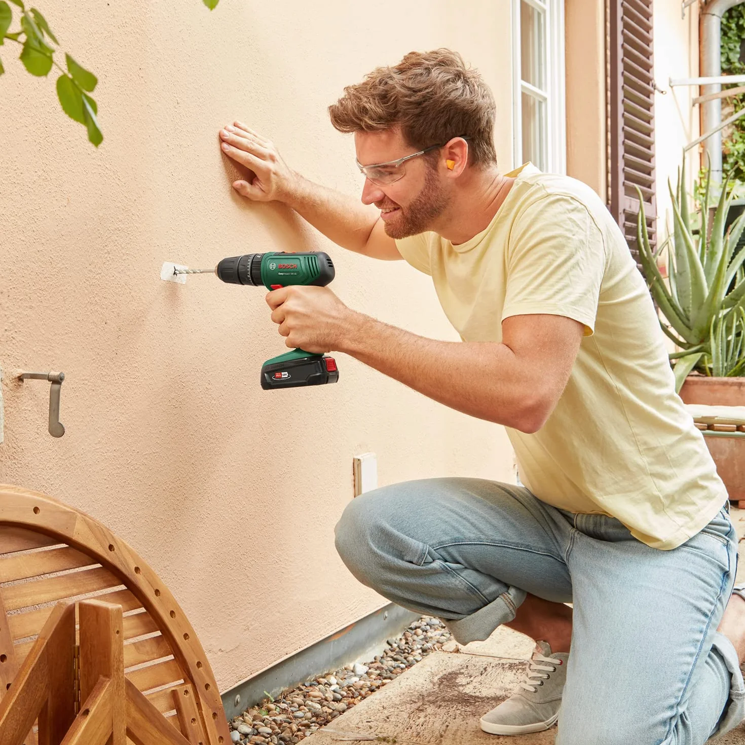 Bosch Trapano con percussione a batteria EasyImpact 18V-40 (senza batteria, sistema 18 volt, in confezione di cartone)