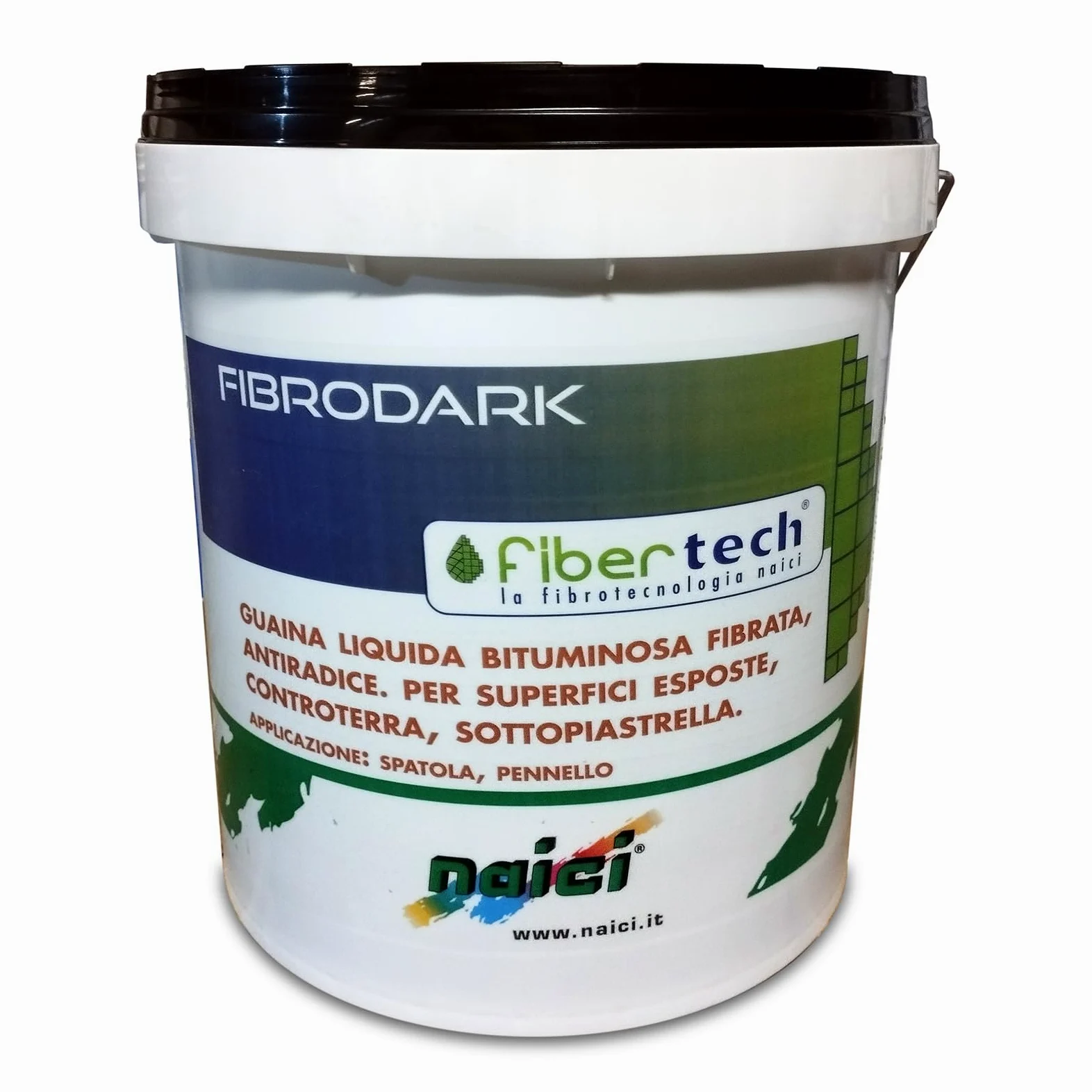 guaina liquida fibrorinforzata bituminosa antiradice FIBRODARK 20 kg