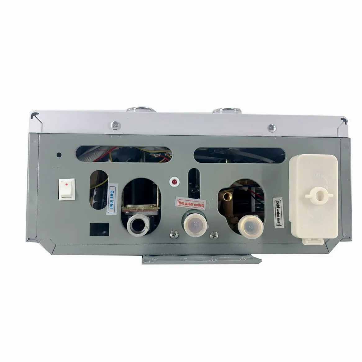 Scaldabagno a Gas GPL 12L 24KW, Portatile Istantaneo Scaldabagno Butano Propano, Doccia allaperto Bagno, Adatto Casa Campeggio Esterno RV, con certificazione CE, Tubo Doccia