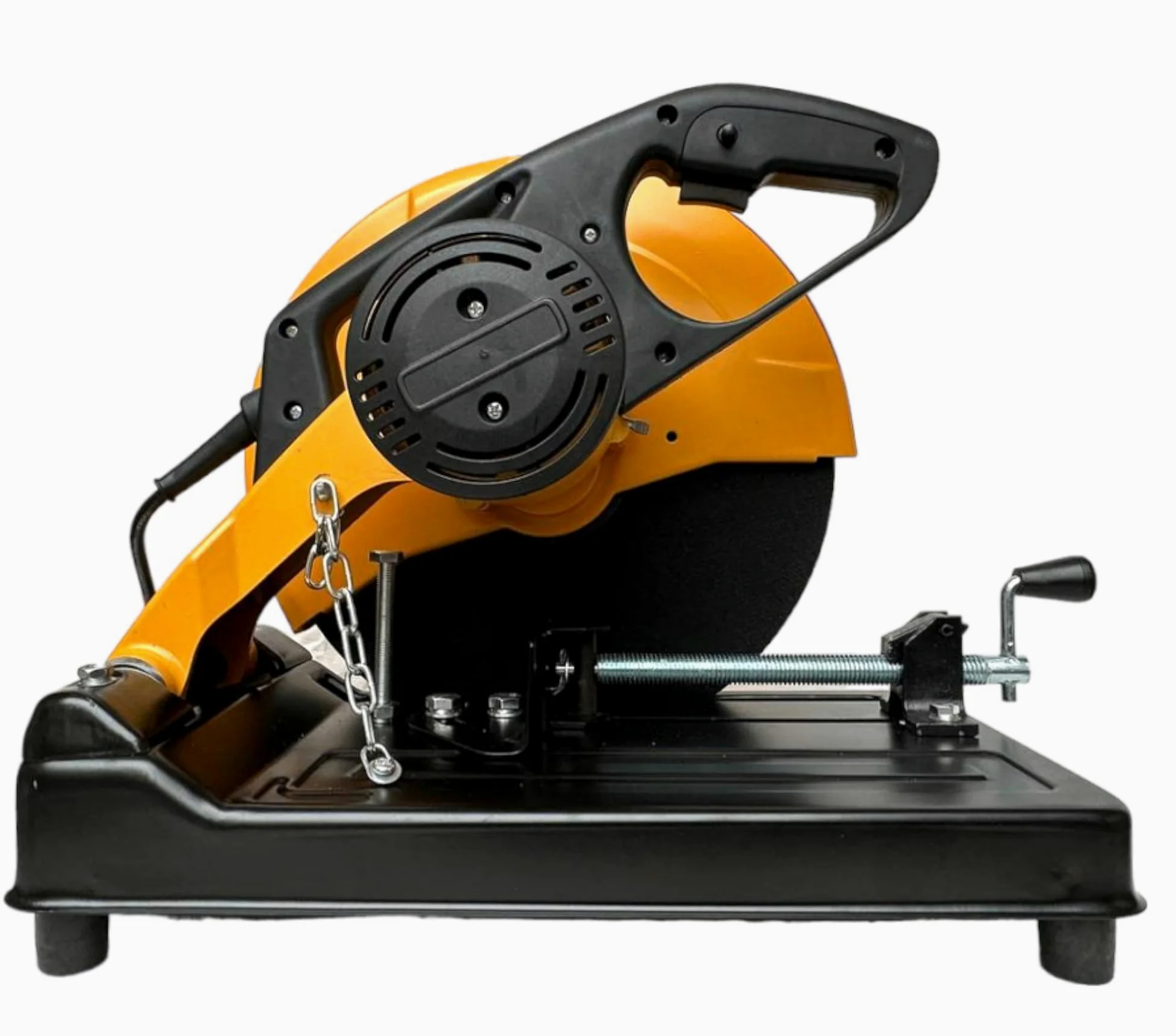 Troncatrice per Ferro Metallo 2500W, 3900 Giri/min, Disco 355mm, Taglio Circolare Morsa da Banco