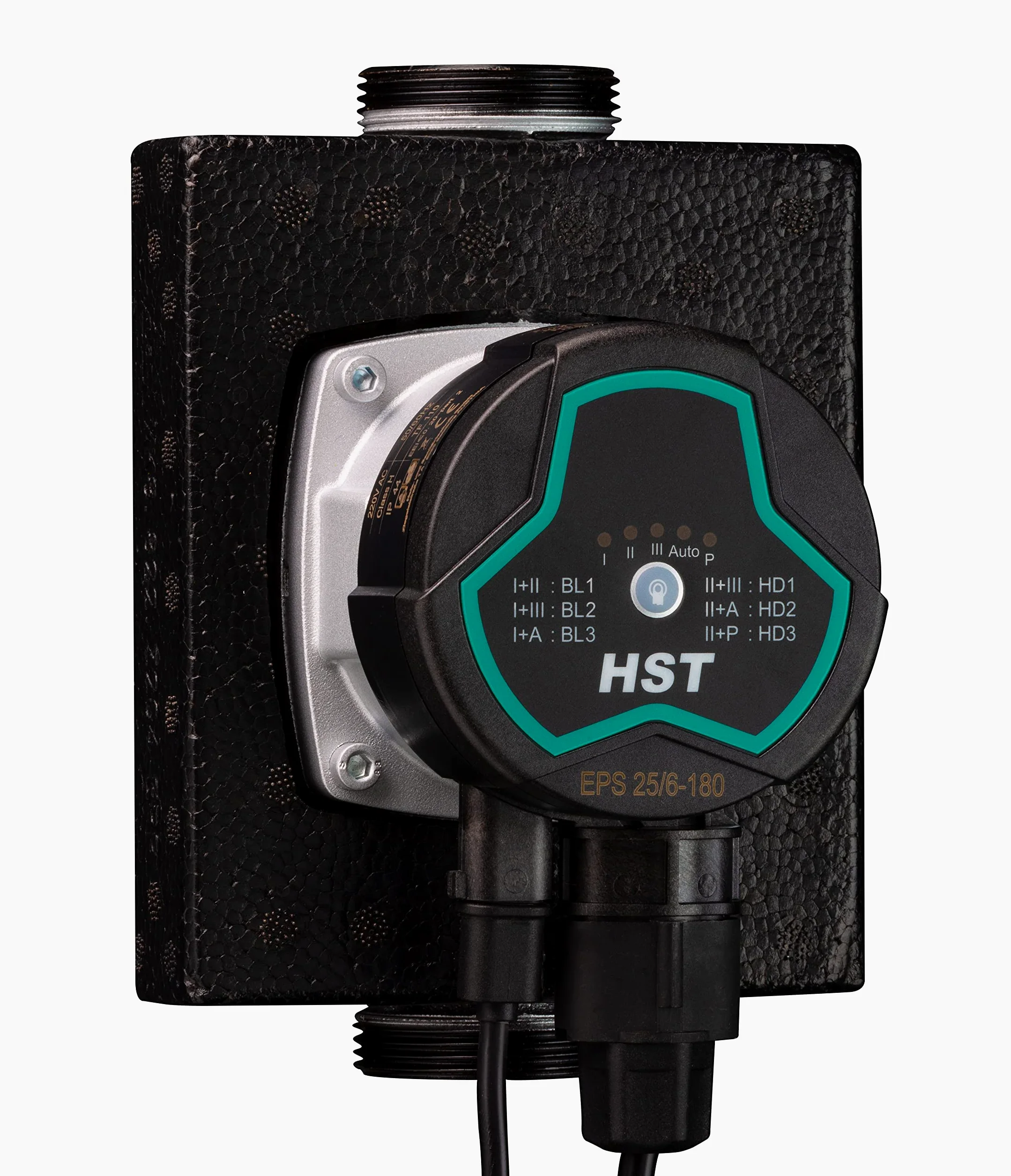HST, pompa di riscaldamento ad alta efficienza, pompa di circolazione HST EPS 25-6/180 mm, altezza di mandata 6 metri, regolazione della velocità tramite segnale PWM