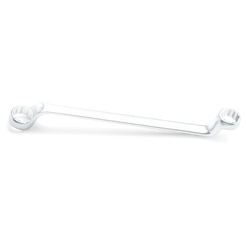 BETA - Set 8 Chiavi Poligonali Doppie Curve Cromate, Serie Chiavi Professionali 6-22 mm per Serraggio Bulloni e Dadi Officina Meccanica e Manutenzione, 90/S8