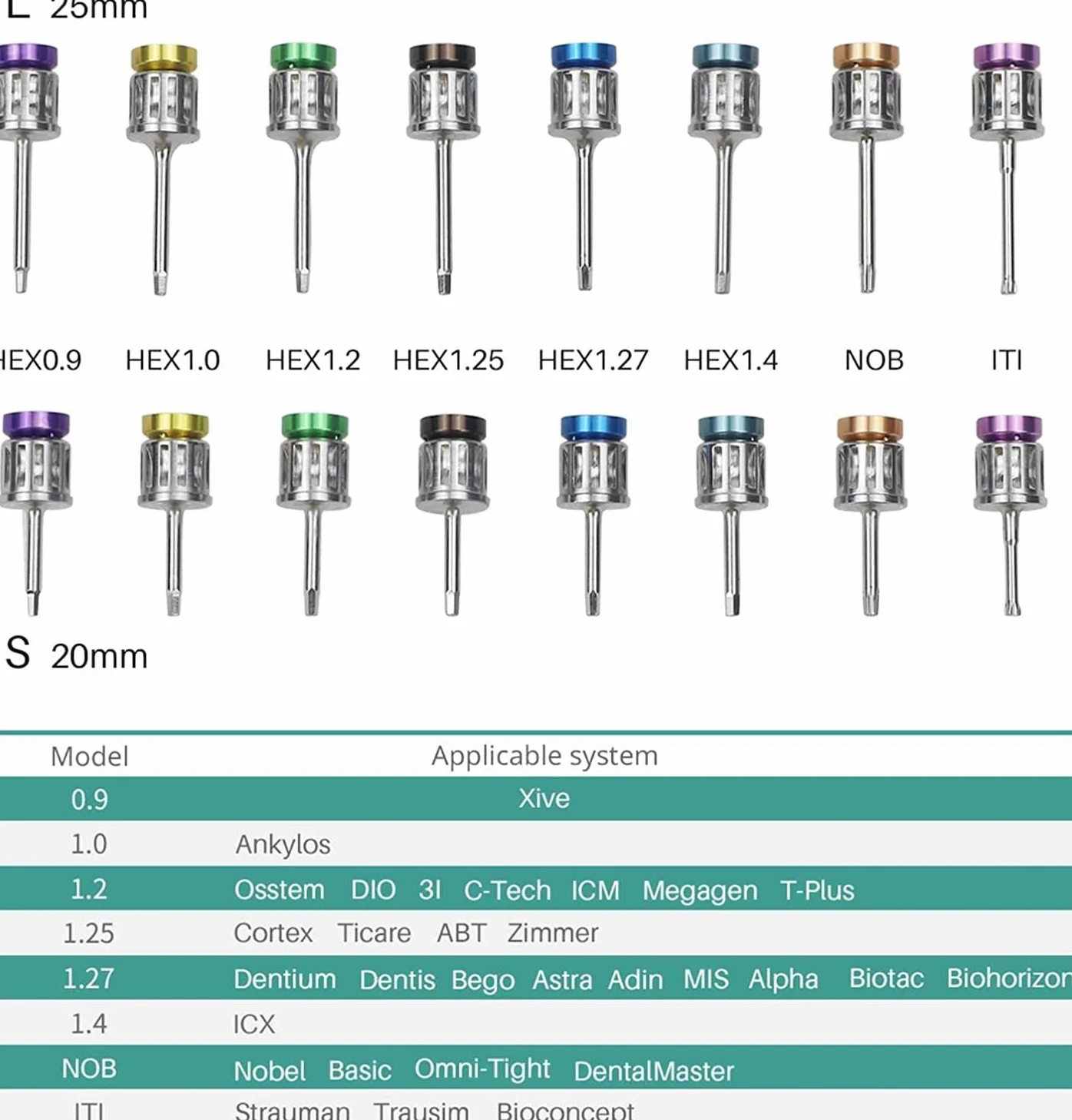 Implant Torque Wrench Kit, Dental Restoration Tools, Kit di Strumenti per Il Restauro Dell'impianto Dentale con 16 Pezzi Cacciavite Torque Chiave A Cacciavite Strumenti