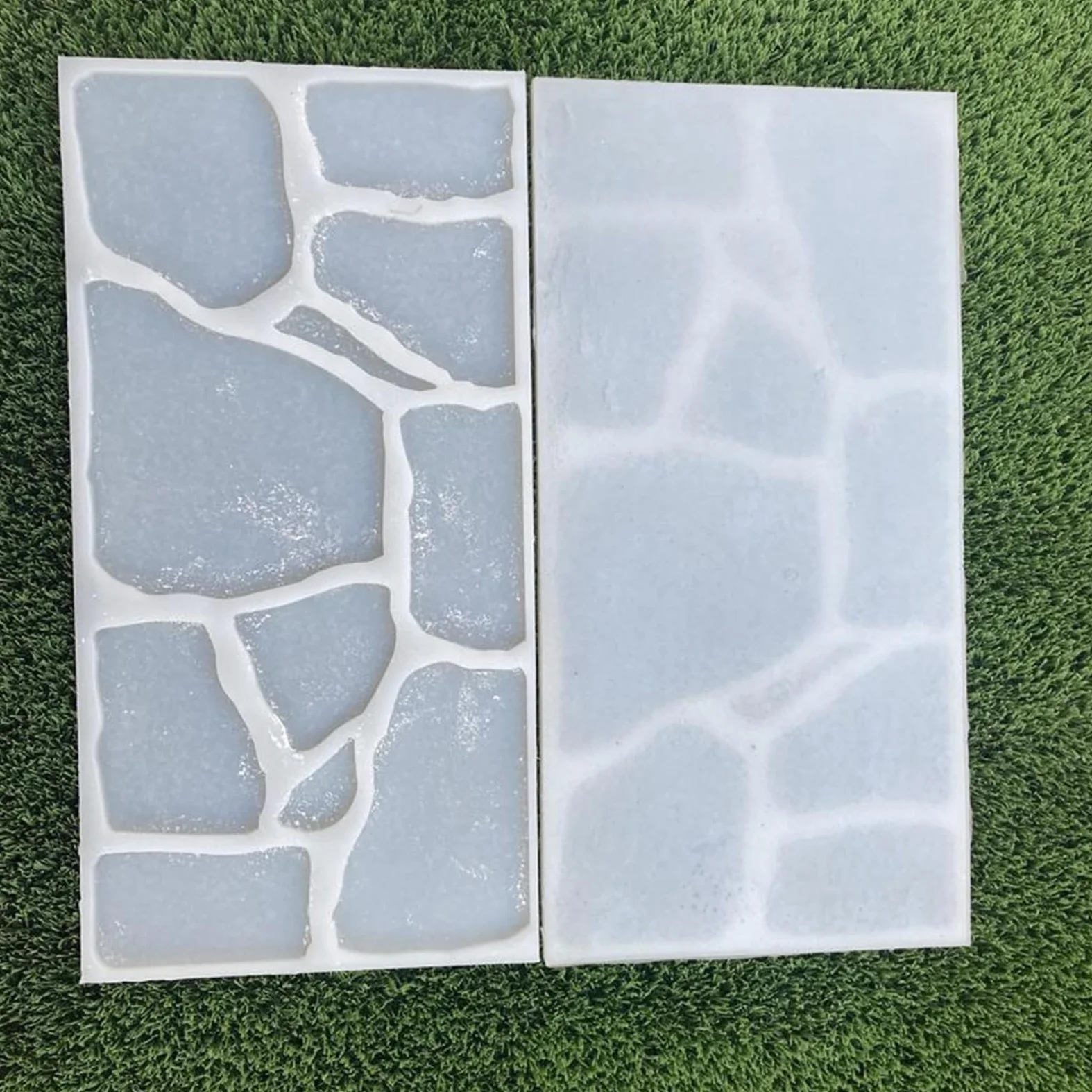 Stampo decorativo in calcestruzzo per giardino esterno, cassaforma per pavimentazione riutilizzabile per progetti fai da te di sentieri e patio
