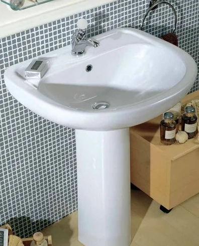 Lavabo con Colonna Azzurra Serie Diana