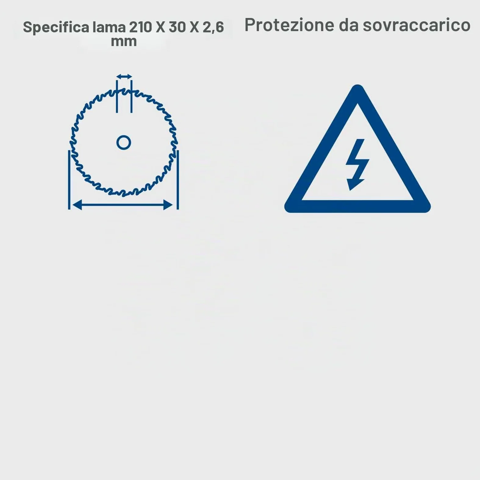 Scheppach HS210 - Sega circolare da tavolo, piccola sega circolare da tavolo, 1500 W, 230 V, diametro 210 mm, altezza massima di taglio 70 mm
