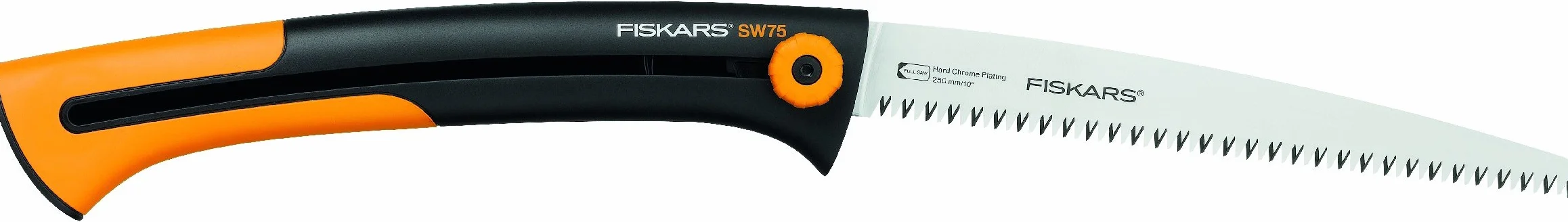 Fiskars Xtract Seghetto da Giardino con Lama Retrattile SW75, Nero/Arancione, 56 cm, 1000614