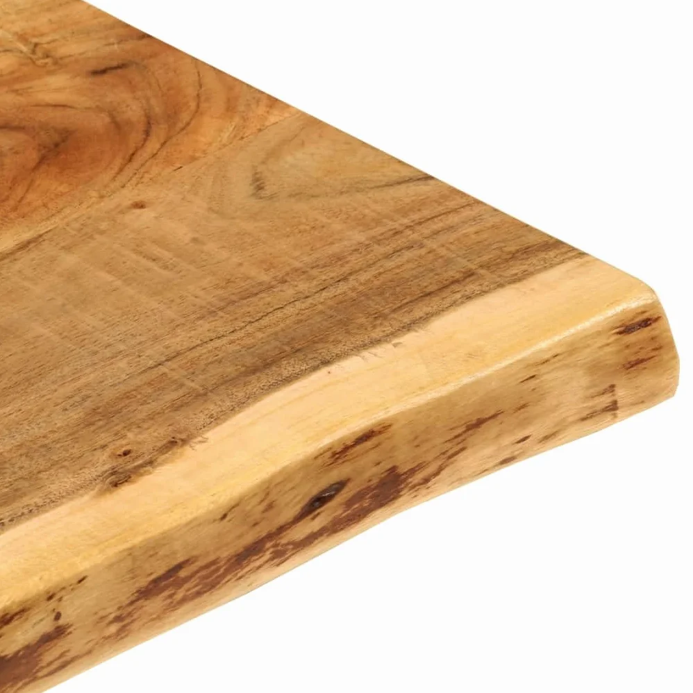 vidaXL Piano per Lavabo Bagno Ripiano per Lavello Rustico Mensola per Lavandino Accessori per Bagno 140x52x3,8 cm Legno Massello di Acacia
