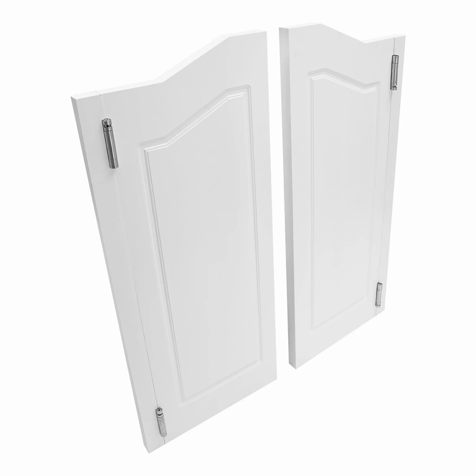 Porta a battente in legno, porta a battente, porta a battente in legno, porta a lamelle interna, 2 ante, 81 x 106,5 cm, spessore porta 3,5 cm, ideale per bar, giardino e salotti, con funzione di