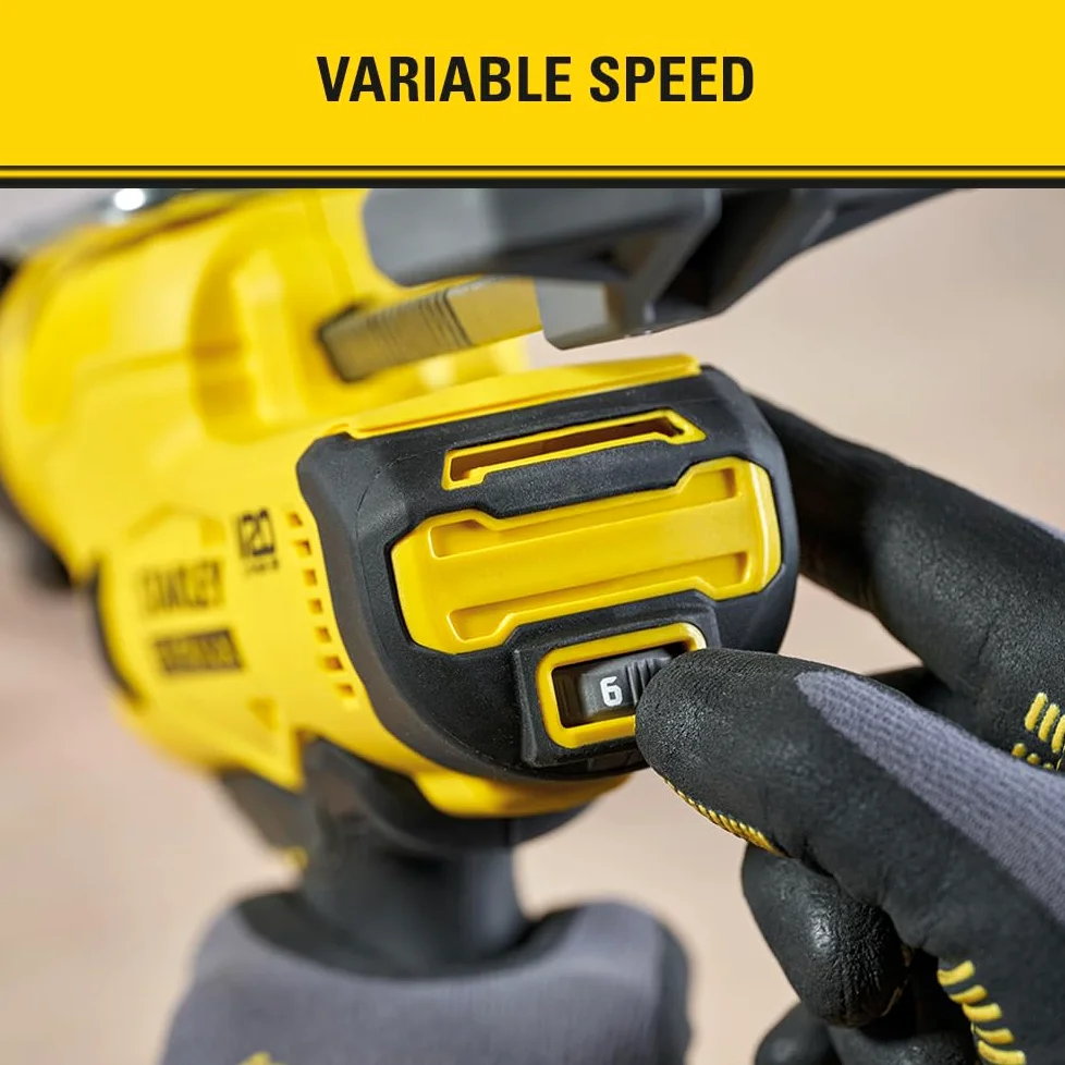 Pistolet a Mastic - STANLEY FATMAX V20 - SFMCE600B-XJ - Lithium 18V - Sans Batterie