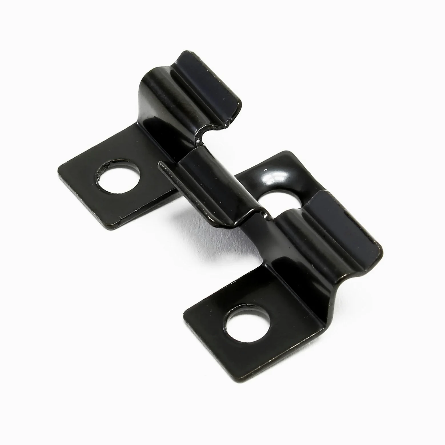 Wiltec Clip di fissaggio per listoni da pavimento esterno Decking Acciaio inox 6 mm 50 pezzi Nere