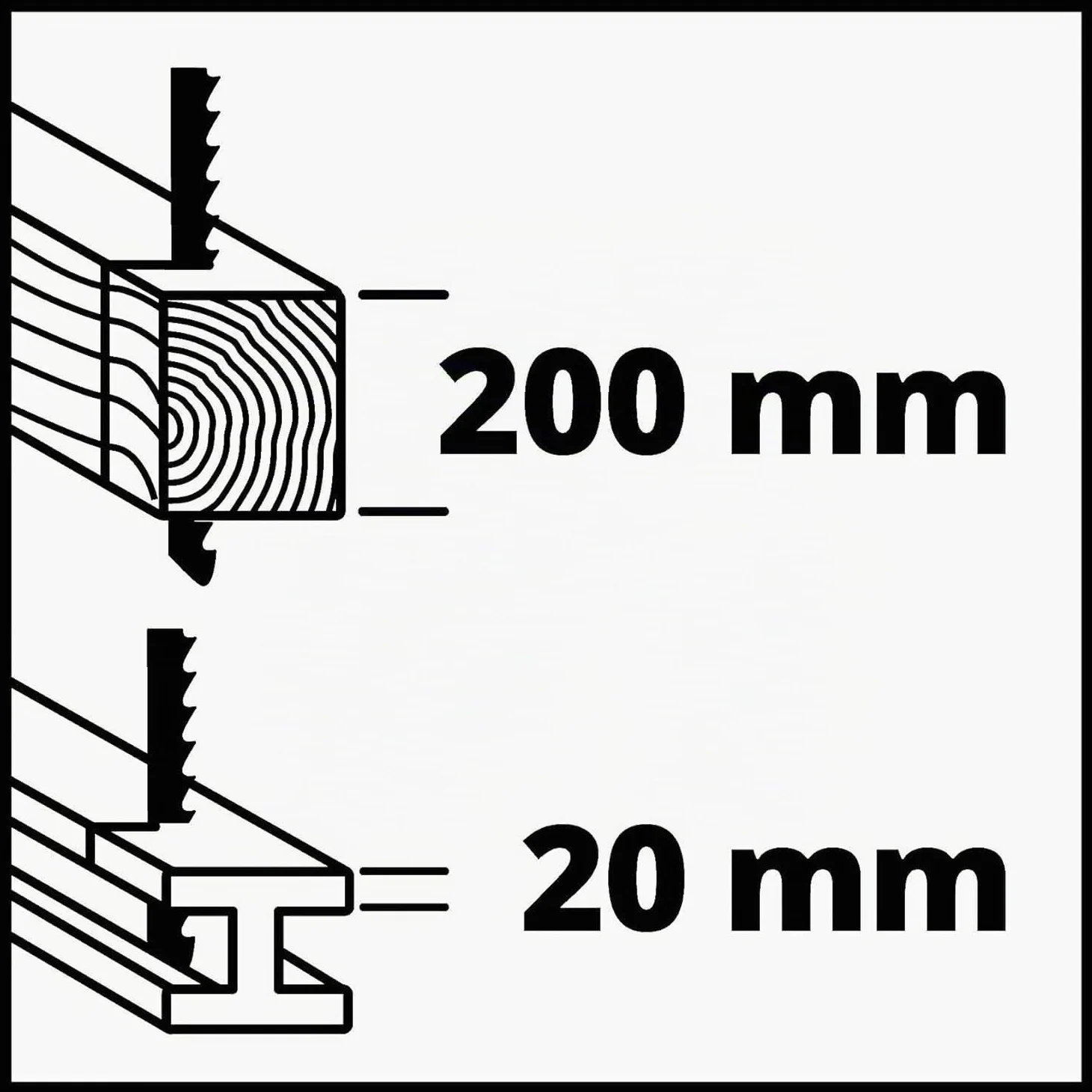 Einhell TE-AP 950 E All Purpose Saw (220-240 V, 50 Hz, 950 W, 0-2800, 28 mm)