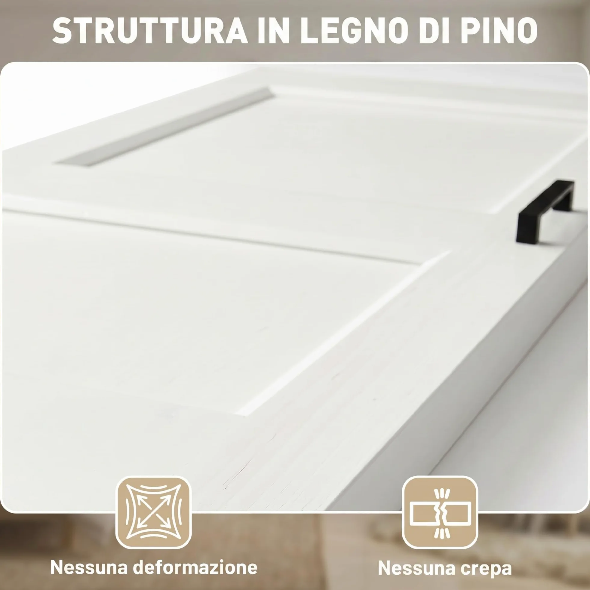 HOMCOM Porta Scorrevole Interna 76.2x213.4cm, Superficie Verniciata, Binario Silenzioso Acciaio, Maniglia Migliorata, Kit Ferramenta, Porta Interno Stile Industriale, in Legno Pino, Cucina, Soggiorno