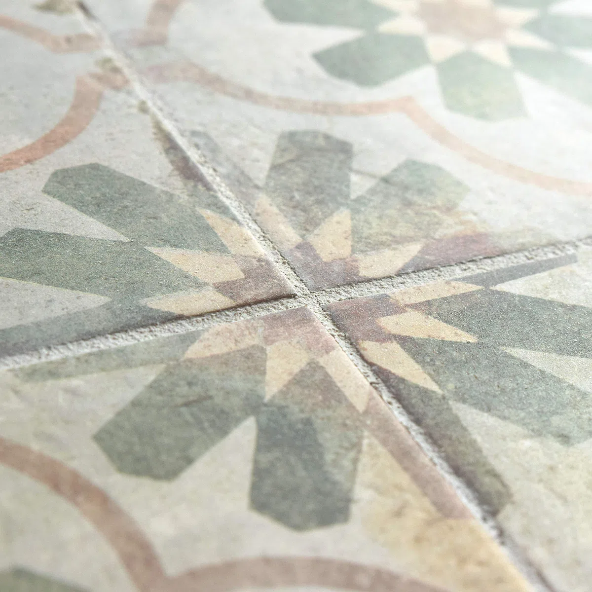 SomerTile FNUDADFL Artefatto Décor Pavimento e Parete in Porcellana, 22,2 x 22,2 cm, Piastrella Firenze