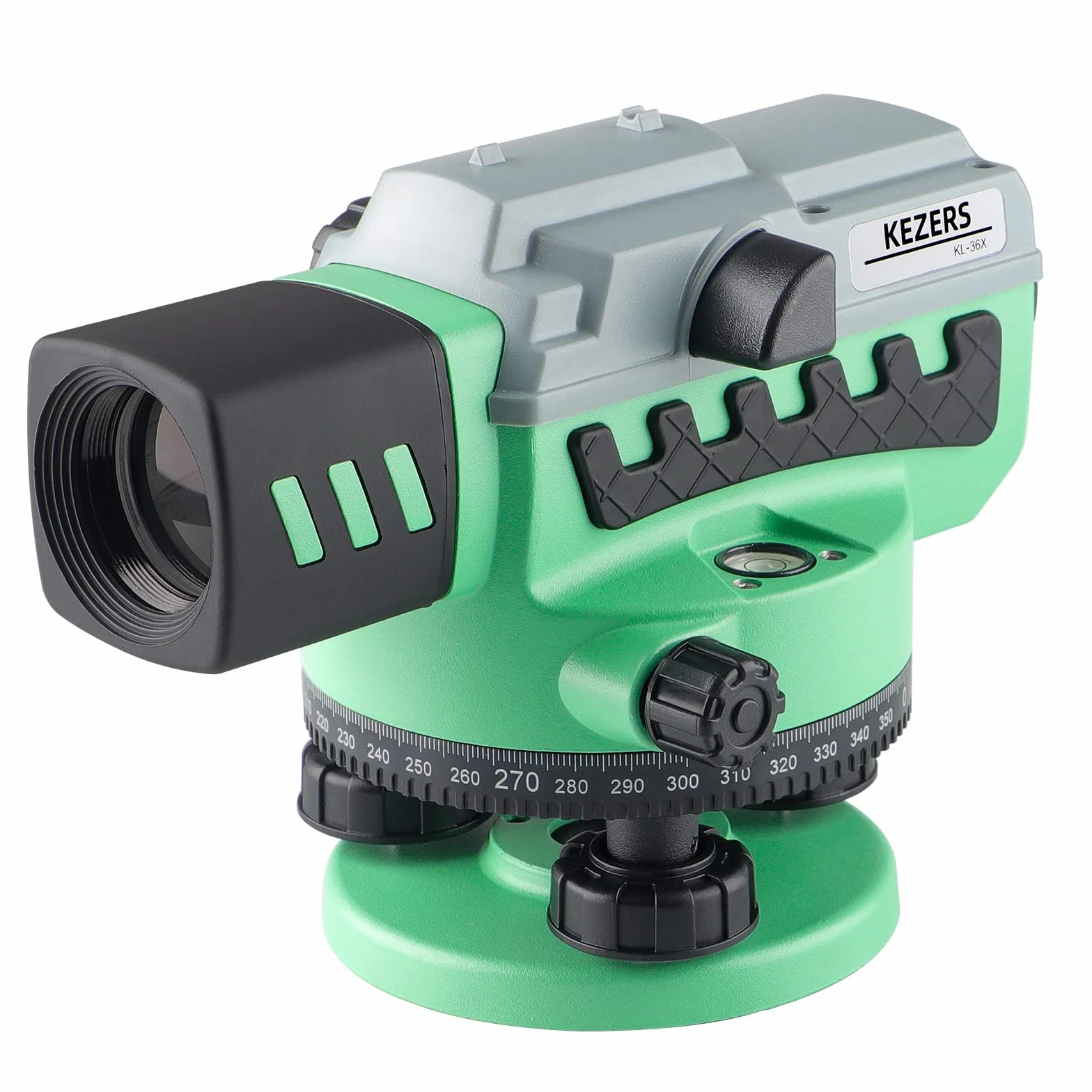 KEZERS Livello di transito 36X, livello ottico automatico di rilevazione, livello automatico ad alta precisione, strumento autolivellante per costruttori, misura impermeabile/altezza/distanza/angolo