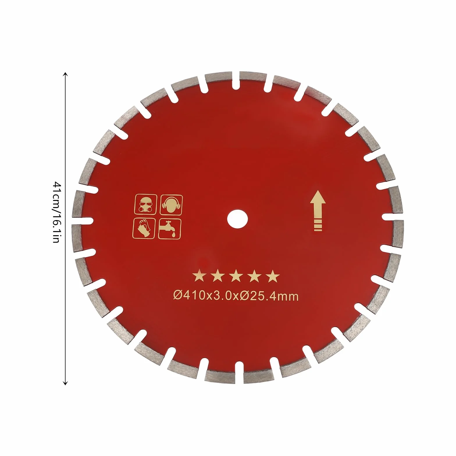 Sega elettrica per calcestruzzo, 4000 W, 3000 giri/min, taglierina per calcestruzzo, profondità di taglio 165 mm, per taglio di granito marmo, larghezza fessura