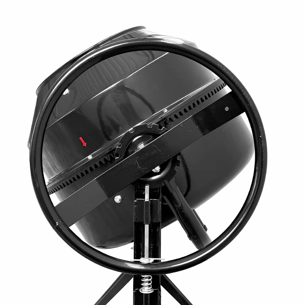 SOGI Betoniera elettrica a bicchiere BEM-200 - capacità 200 L - motore 900 W - per calcestruzzo, malta e intonaco - nera
