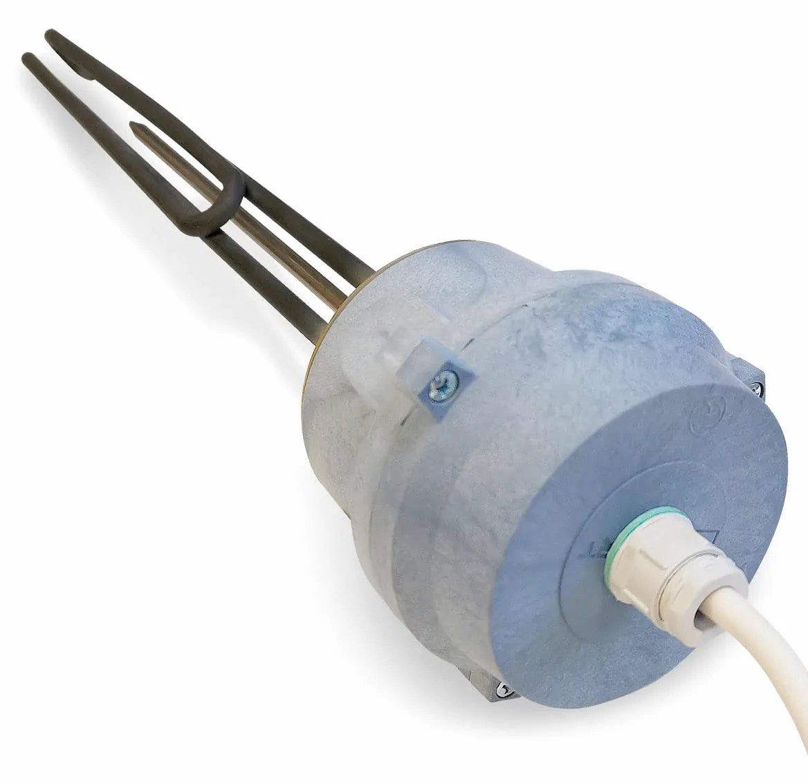 Resistenza elettrica corazzata 3 kW monofase con termostato a riarmo manuale regolabile fino a 82°C, 230 V