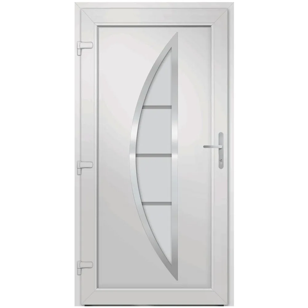 VidaXL Porta d'Ingresso in PVC Antracite 108x208 cm