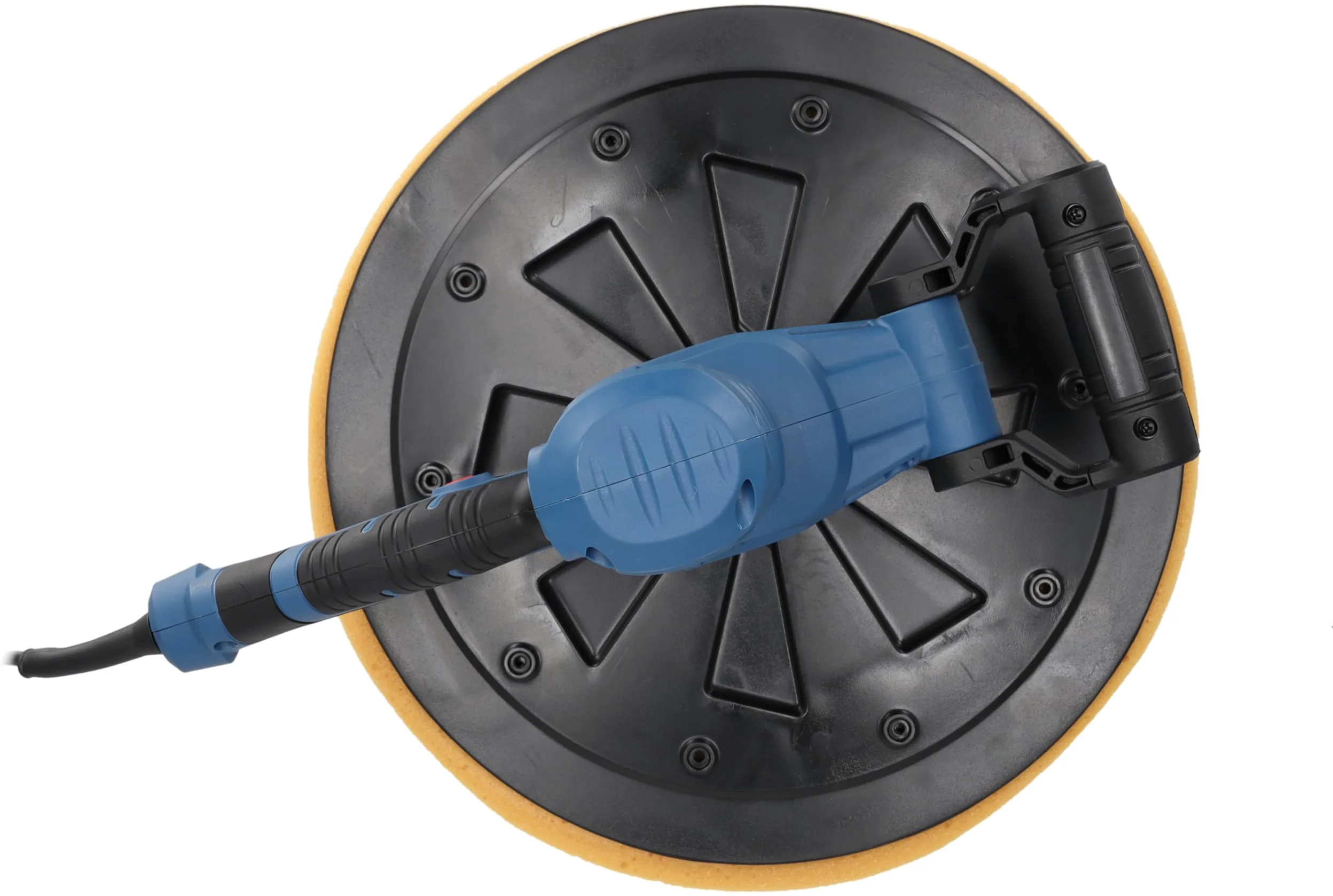 Macchina per la lavorazione delle pulizie forte 750 W, 375 mm, spugna, carta, piatto abrasivo DEDRA, cavo lungo 5 m, 110 RPM, peso 5,7 kg, facile e veloce sostituzione del disco