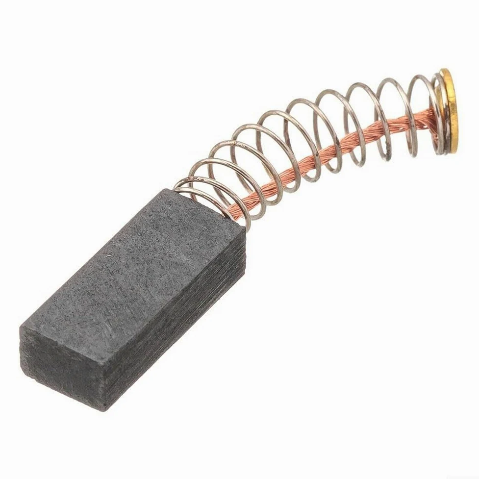 Spazzole di carbone per motore elettrico, 2 pezzi, 13 mm x 6 mm x 4 mm, parti di ricambio per utensili elettrici, seghe circolari, trapani, aspirapolvere, smerigliatrici angolari
