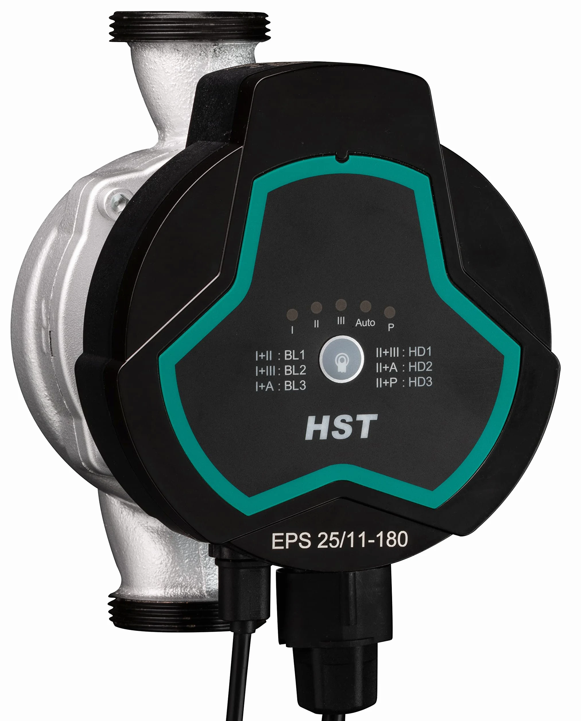 HST | Pompa di riscaldamento ad alta efficienza | Pompa di circolazione | HST EPS 25-11/180 mm | Altezza di mandata 11 m | regolazione della velocità tramite segnale PWM