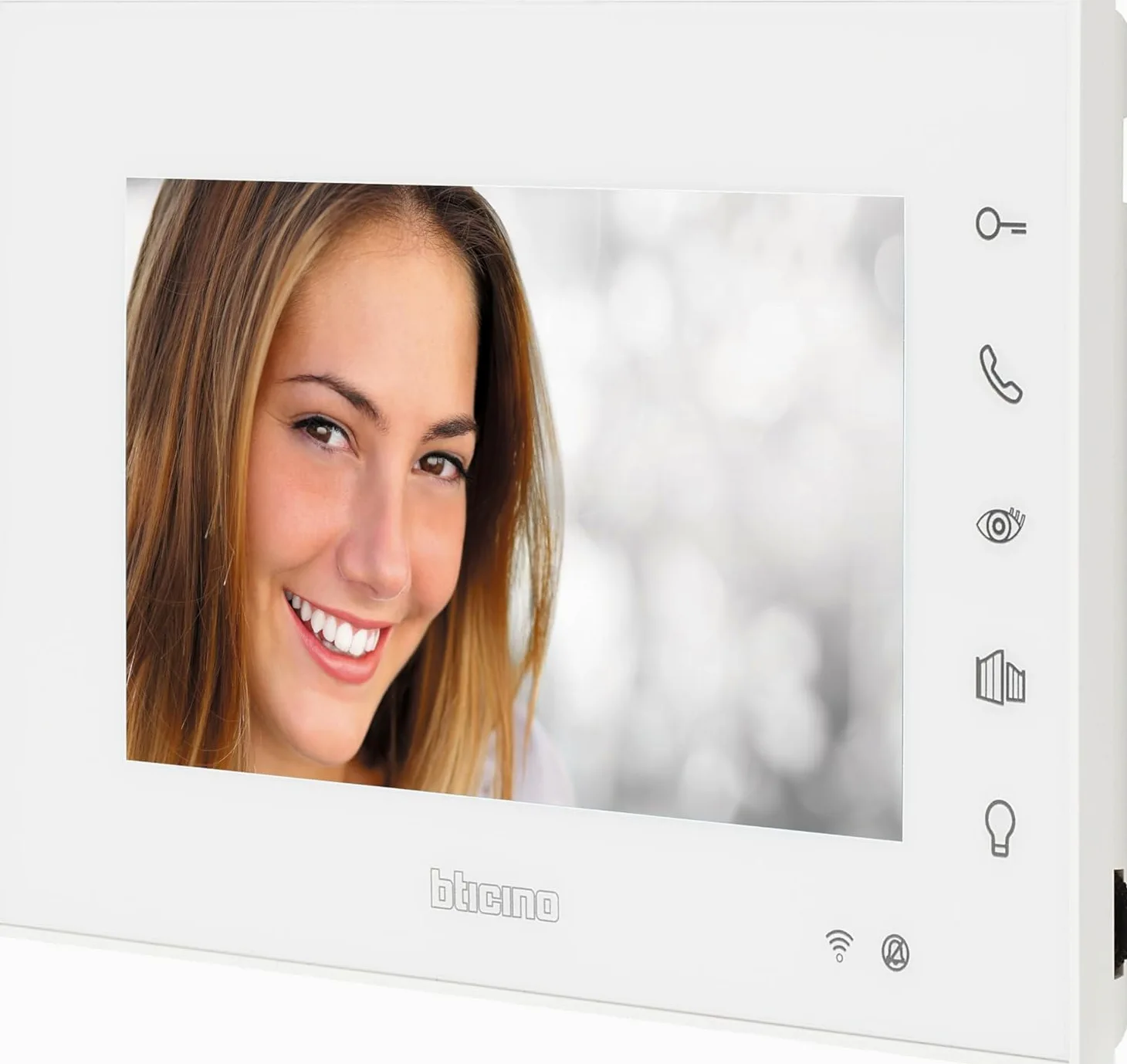 BTICINO 310913 Videocitofono Easykit WiFi, Kit Monofamiliare Espandibile, Senza Fili, Monitor Smart 7" a Colori, Pulsantiera con Visione Notturna, Controllo Accessi da Smartphone, App Home+Security