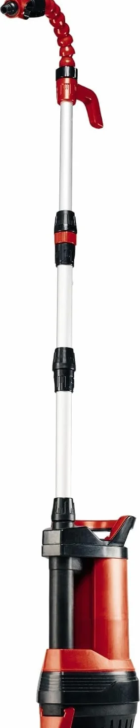 Einhell GE-PP 5555 RB-A Pompa per cisterne (550 W, portata max 5500 L/h, prevalenza 20 m, immersione max 7m, incl. Tubo a collo di cigno)