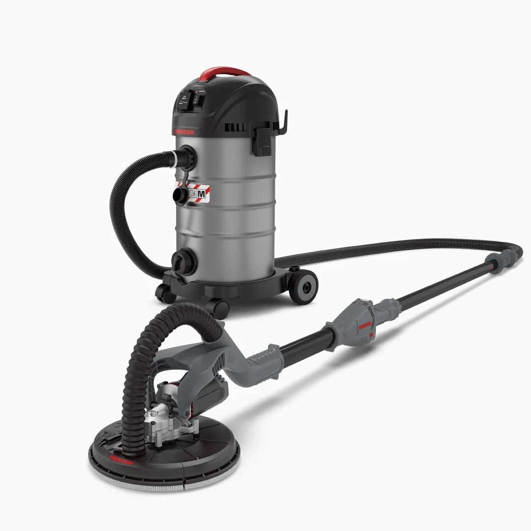 MENZER Dustfree Sistema di Levigatura a Secco Senza Polvere con LHS 225 VARIO + VCM 330