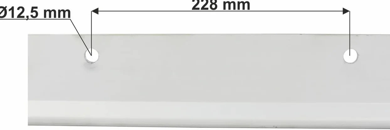 Barra per Staggia Vibrante | Lunghezza 2 Metri | Larghezza 18 cm | in Lega di Alluminio